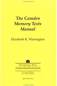Camden Memory Tests Manual