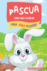 Pascua Libro para colorear para niños pequeños