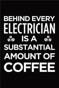 Behind every electrician is a substantial amount of coffee