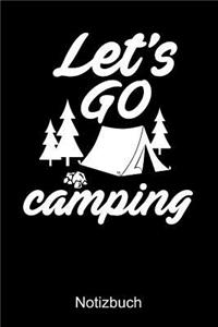 LET'S GO CAMPING Notizbuch