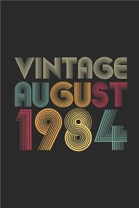 Vintage August 1984