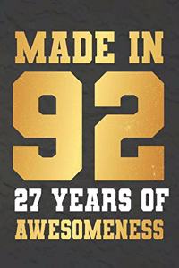 Made In 92 27 Years Of Awesomeness