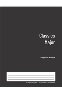Classics Major Composition Notebook