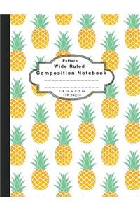 Composition Notebook Pattern
