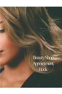 Beauty Shop Appointment Book