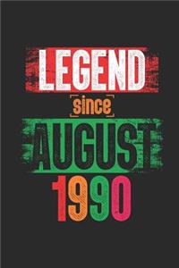 Legend Since August 1990