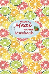 Weekly Meal Planner Notebook