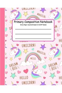 Primary Composition Notebook Story Paper Journal