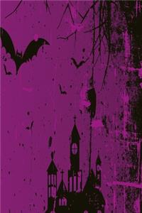Cemetary notebook purple