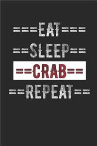 Crabber Journal - Eat Sleep Crab Repeat