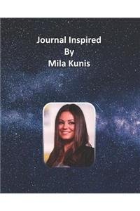 Journal Inspired by Mila Kunis