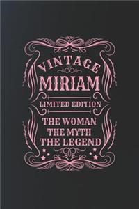 Vintage Miriam Limited Edition the Woman the Myth the Legend