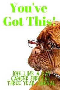 You've Got This Cancer Survival One Line A Day Three Year Journal
