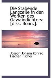 Die Stabende Langzeile in Den Werken Des Gawaindichters