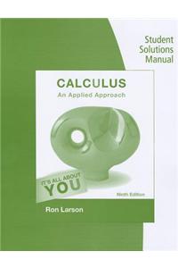 Calculus Student Solutions Manual