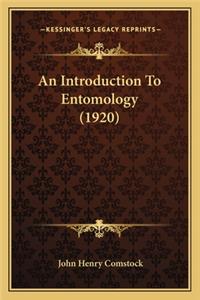 Introduction to Entomology (1920)