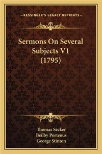 Sermons on Several Subjects V1 (1795)