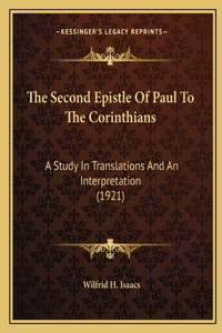 Second Epistle Of Paul To The Corinthians