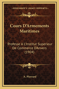 Cours D'Armements Maritimes