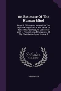 An Estimate Of The Human Mind