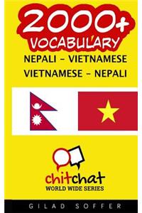 2000+ Nepali - Vietnamese Vietnamese - Nepali Vocabulary