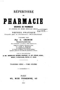 Répertoire de pharmacie