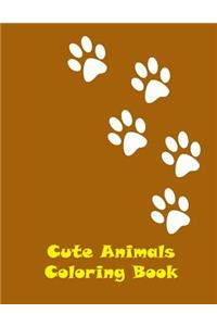 Cute Animals Coloring Book