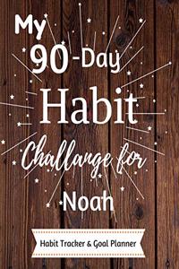 My 90-Day Habit Challenge For Noah Habit Tracker & Goal Planner