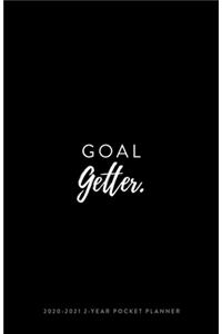 2020-2021 2-Year Pocket Planner; Goal Getter
