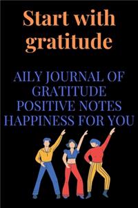 Start with gratitude