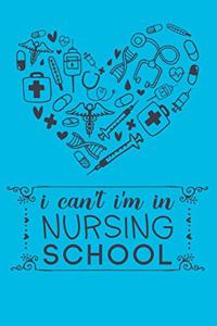 I Can't I'm In Nursing School