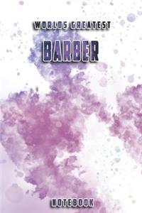 World Greatest Barber Notebook