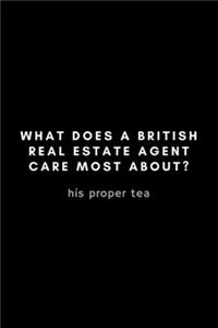 What Does A British Real Estate Agent Care About Most? His Proper Tea