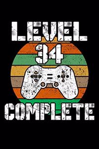 Level 34 Complete