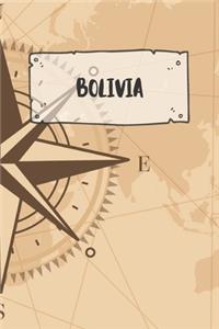 Bolivia: Ruled Travel Diary Notebook or Journey Journal - Lined Trip Pocketbook for Men and Women with Lines