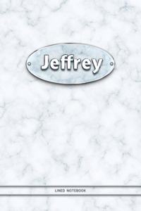Jeffrey - Lined Notebook