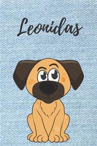 Leonidas Hund-Malbuch / Notizbuch Tagebuch