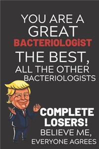 You Are A Great Bacteriologist The Best Believe Me