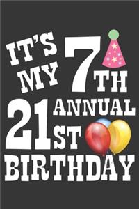 7th Annual 21st Bday Notebook