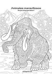 Animales maravillosos libro para colorear para adultos 4