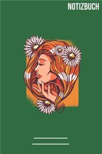 Notizbuch quadratisch Flower Girl