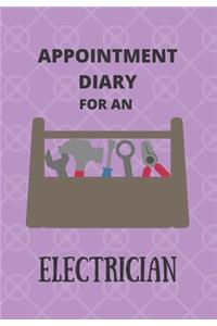 Appointment Diary for an Electrician