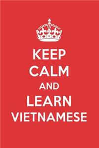 Keep Calm and Learn Vietnamese: Vietnamese Designer Notebook