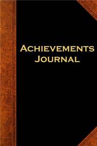 Achievements Journal Vintage Style
