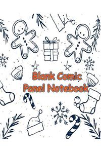 Blank Comic Panel Notebook