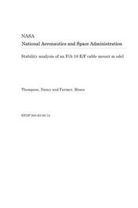 Stability Analysis of an F/A-18 E/F Cable Mount M Odel