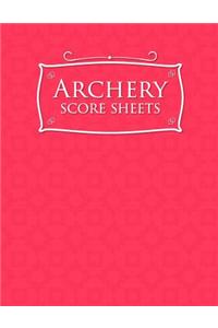 Archery Score Sheets