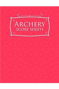 Archery Score Sheets