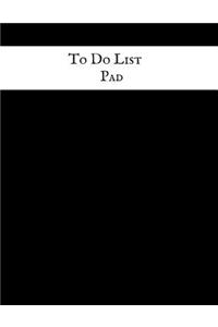 To Do List Pad