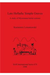 Late Helladic Simple Graves